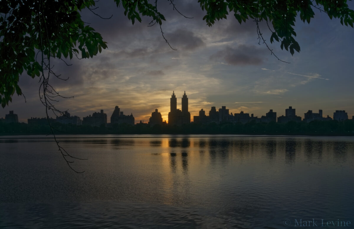 Reservoir at Sunset